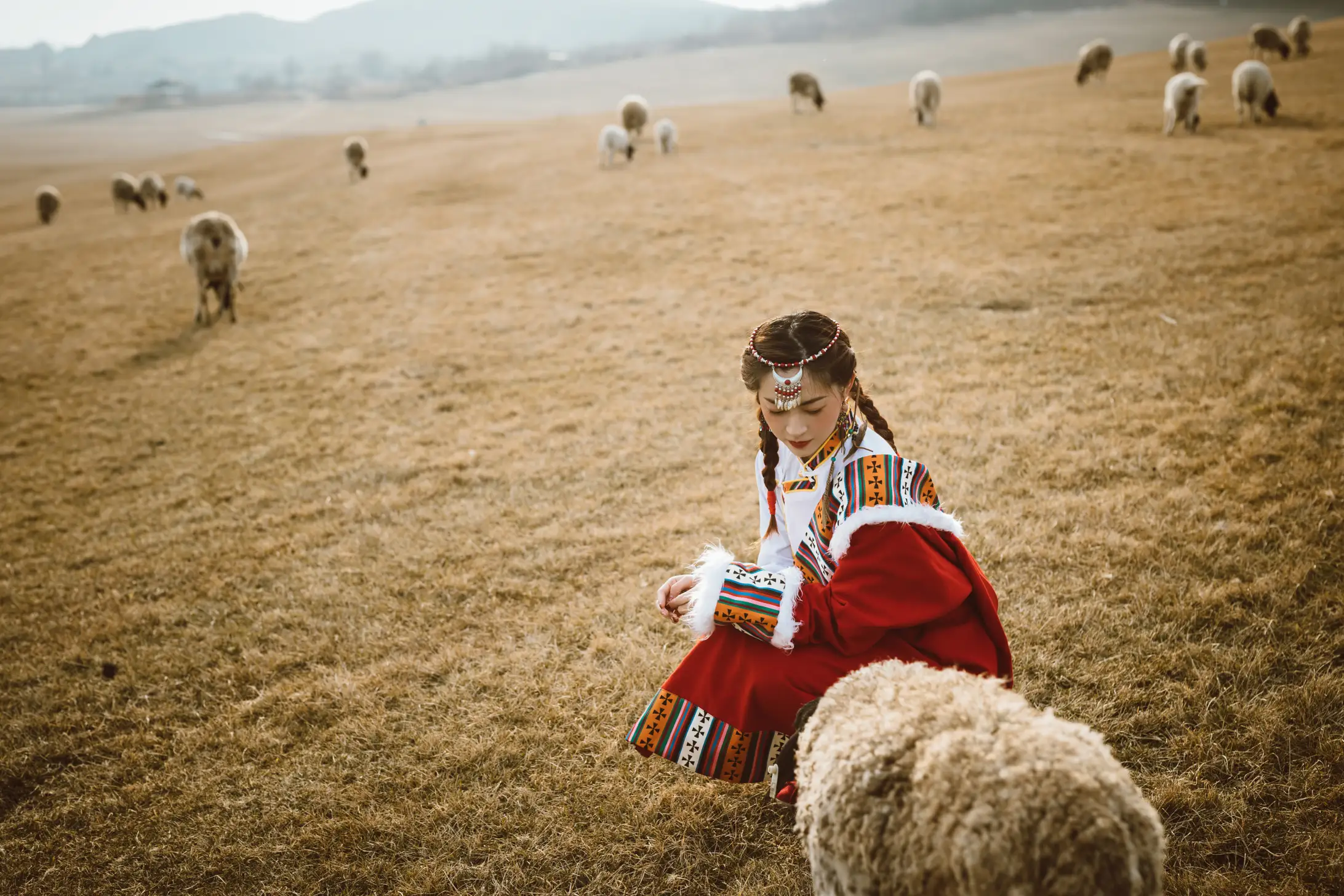 [YITUYU] 2022.07.04 Vol.1376 – Girl in Tibetan Clothes on the Ranch Yixuan-#[22P]-13